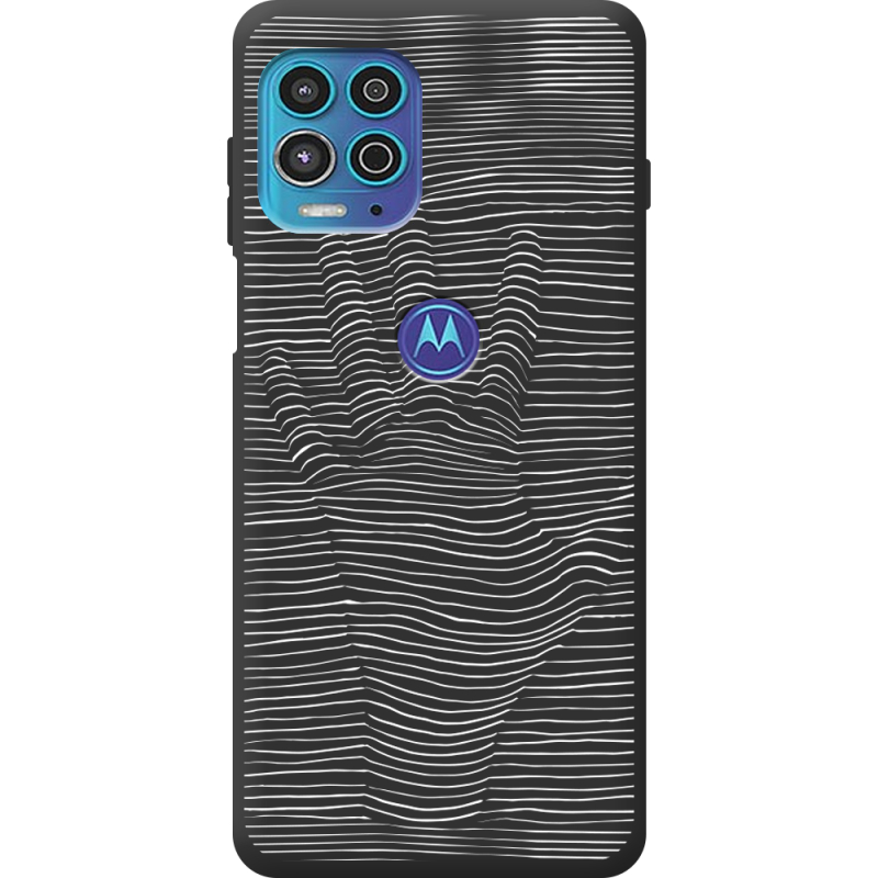 Черный чехол BoxFace Motorola G100 Optical Hand