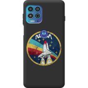 Черный чехол BoxFace Motorola G100 NASA