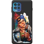 Черный чехол BoxFace Motorola G100 Tanker Girl