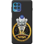 Черный чехол BoxFace Motorola G100 NASA Spaceship