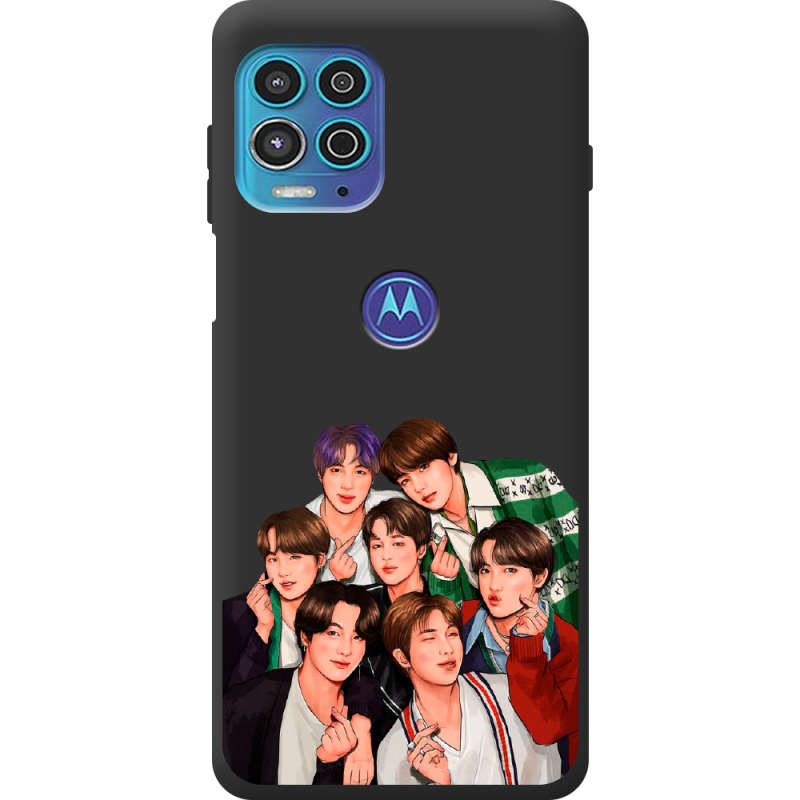 Черный чехол BoxFace Motorola G100 BTS