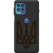 Черный чехол BoxFace Motorola G100 Ukrainian Trident