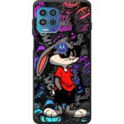 Черный чехол BoxFace Motorola G100 Малий вухань