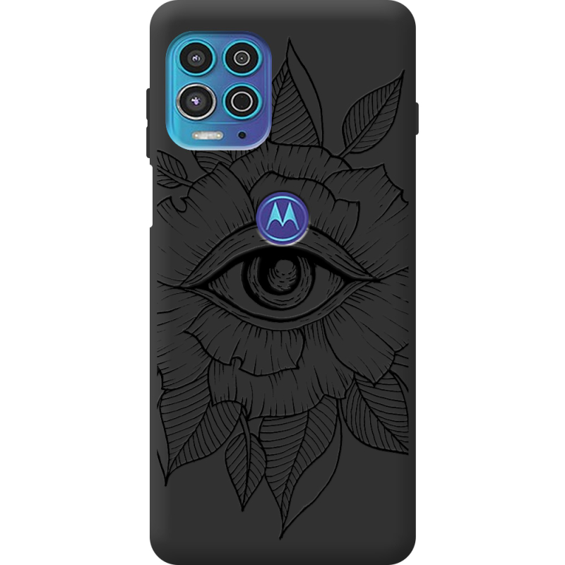 Черный чехол BoxFace Motorola G100 Eye