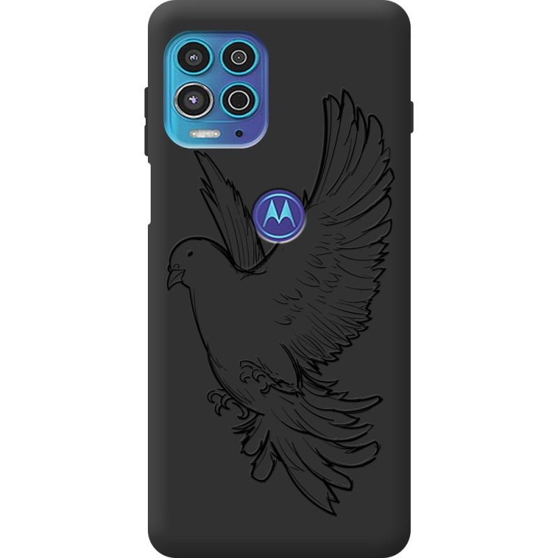 Черный чехол BoxFace Motorola G100 Dove