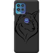 Черный чехол BoxFace Motorola G100 Wolf