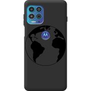 Черный чехол BoxFace Motorola G100 Earth