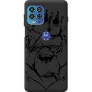 Черный чехол BoxFace Motorola G100 Bear King