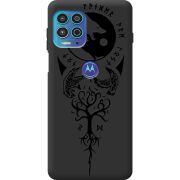 Черный чехол BoxFace Motorola G100 Hugin and Munin