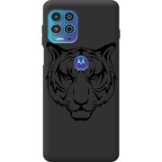 Черный чехол BoxFace Motorola G100 Tiger