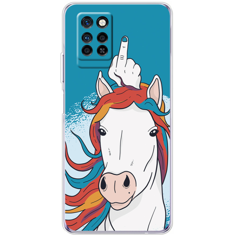 Чехол BoxFace Infinix Note 10 Pro Fuck Unicorn