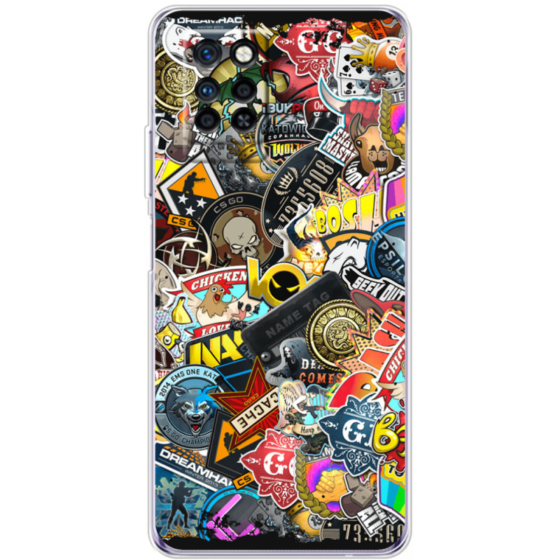 Чехол BoxFace Infinix Note 10 Pro CS:Go Stickerbombing