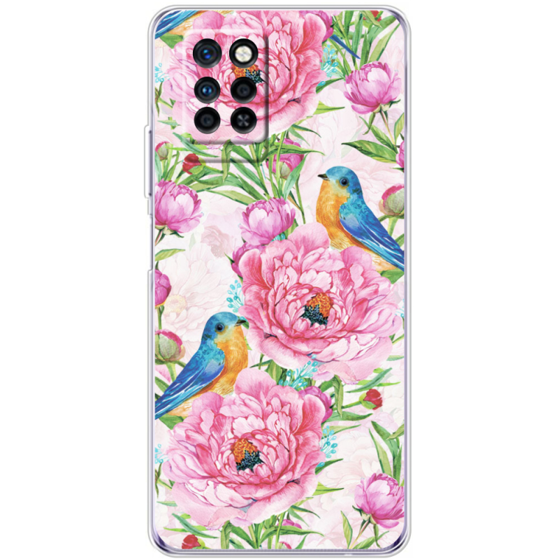 Чехол BoxFace Infinix Note 10 Pro Birds and Flowers