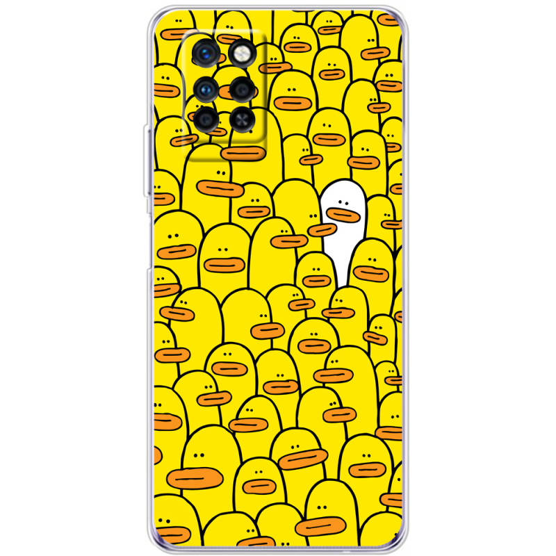 Чехол BoxFace Infinix Note 10 Pro Yellow Ducklings