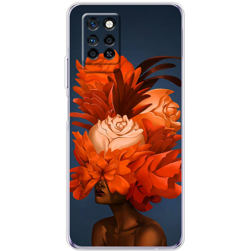 Чехол BoxFace Infinix Note 10 Pro Exquisite Orange Flowers