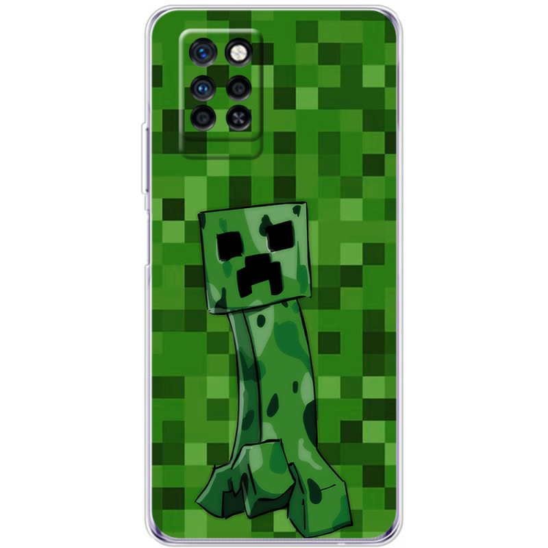 Чехол BoxFace Infinix Note 10 Pro Minecraft Creeper