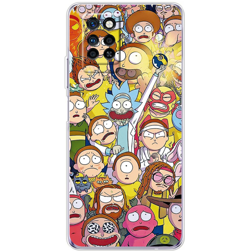 Чехол BoxFace Infinix Note 10 Pro Rick and Morty