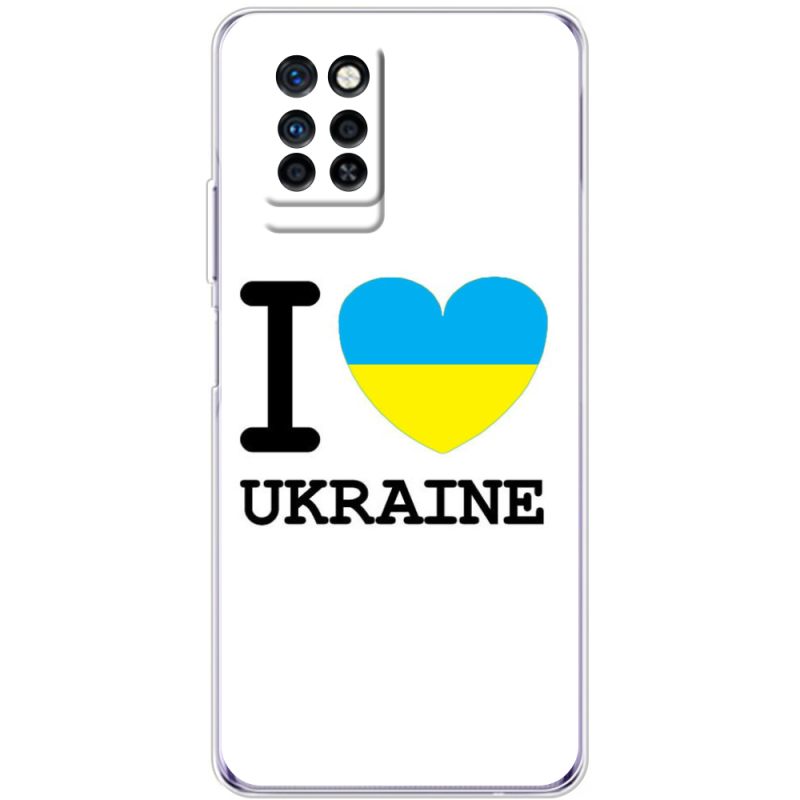 Чехол BoxFace Infinix Note 10 Pro I love Ukraine