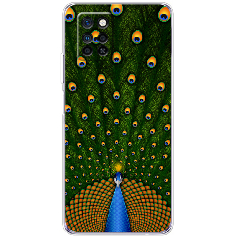 Чехол BoxFace Infinix Note 10 Pro Peacocks Tail