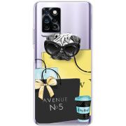 Прозрачный чехол BoxFace Infinix Note 10 Pro Fashion Pug