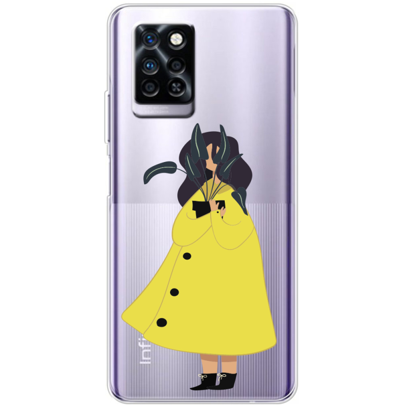 Прозрачный чехол BoxFace Infinix Note 10 Pro Just a Girl