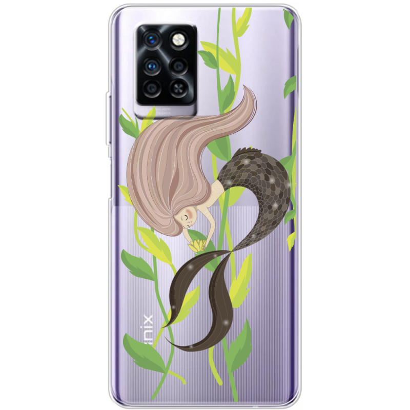 Прозрачный чехол BoxFace Infinix Note 10 Pro Cute Mermaid