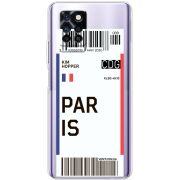Прозрачный чехол BoxFace Infinix Note 10 Pro Ticket Paris
