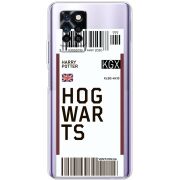 Прозрачный чехол BoxFace Infinix Note 10 Pro Ticket Hogwarts