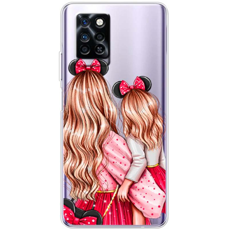 Прозрачный чехол BoxFace Infinix Note 10 Pro Mouse Girls