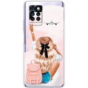 Прозрачный чехол BoxFace Infinix Note 10 Pro Travel Girl