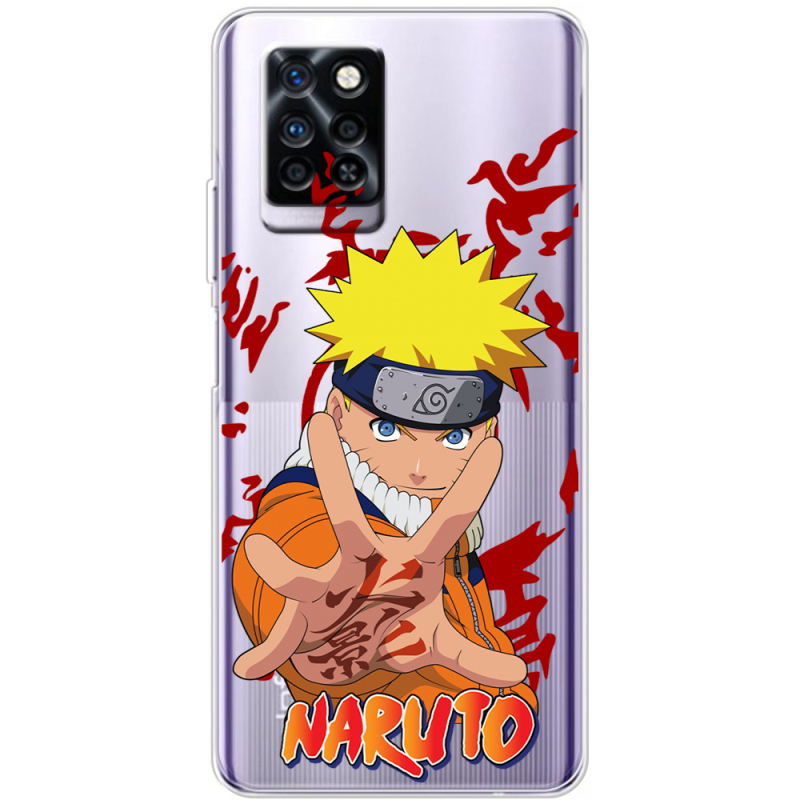 Прозрачный чехол BoxFace Infinix Note 10 Pro Naruto