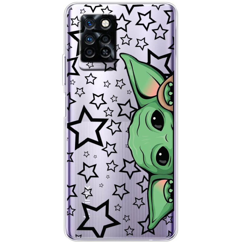 Прозрачный чехол BoxFace Infinix Note 10 Pro Baby Yoda