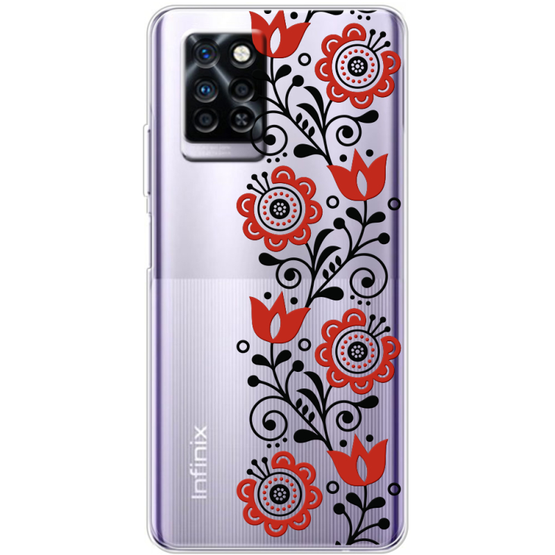 Прозрачный чехол BoxFace Infinix Note 10 Pro Ethno Ornament