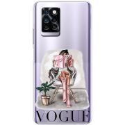 Прозрачный чехол BoxFace Infinix Note 10 Pro VOGUE