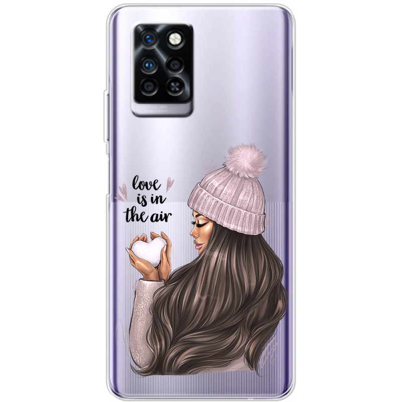 Прозрачный чехол BoxFace Infinix Note 10 Pro love is in the air