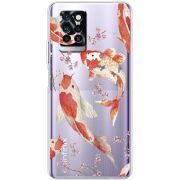 Прозрачный чехол BoxFace Infinix Note 10 Pro Japanese Koi Fish