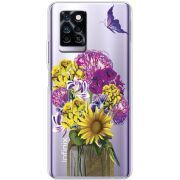 Прозрачный чехол BoxFace Infinix Note 10 Pro My Bouquet