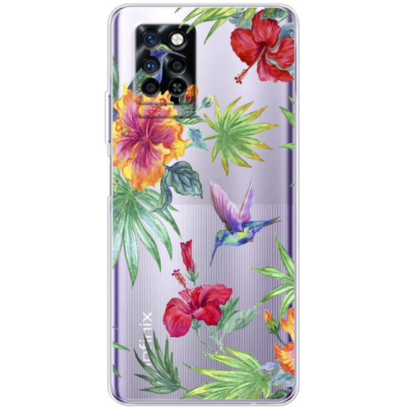 Прозрачный чехол BoxFace Infinix Note 10 Pro Tropical