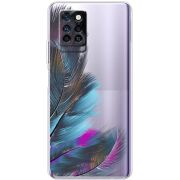 Прозрачный чехол BoxFace Infinix Note 10 Pro Feathers