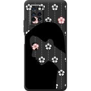 Черный чехол BoxFace Infinix Note 10 Pro Flower Hair