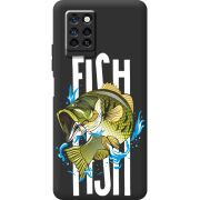 Черный чехол BoxFace Infinix Note 10 Pro Fish