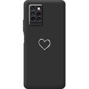 Черный чехол BoxFace Infinix Note 10 Pro My Heart