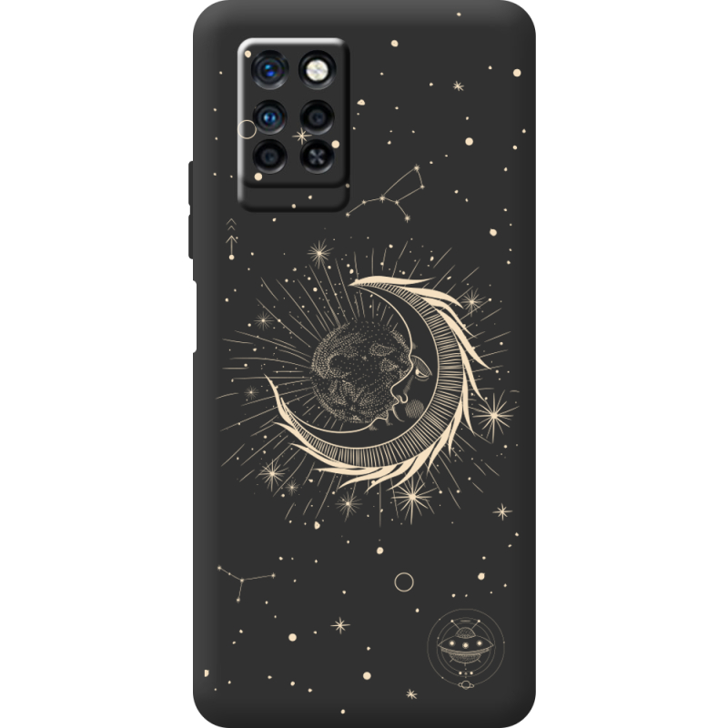 Черный чехол BoxFace Infinix Note 10 Pro Moon