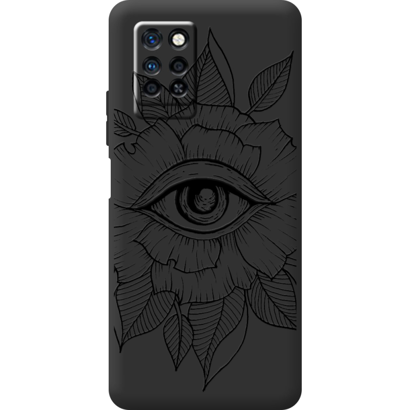 Черный чехол BoxFace Infinix Note 10 Pro Eye