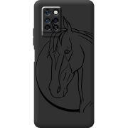 Черный чехол BoxFace Infinix Note 10 Pro Horse