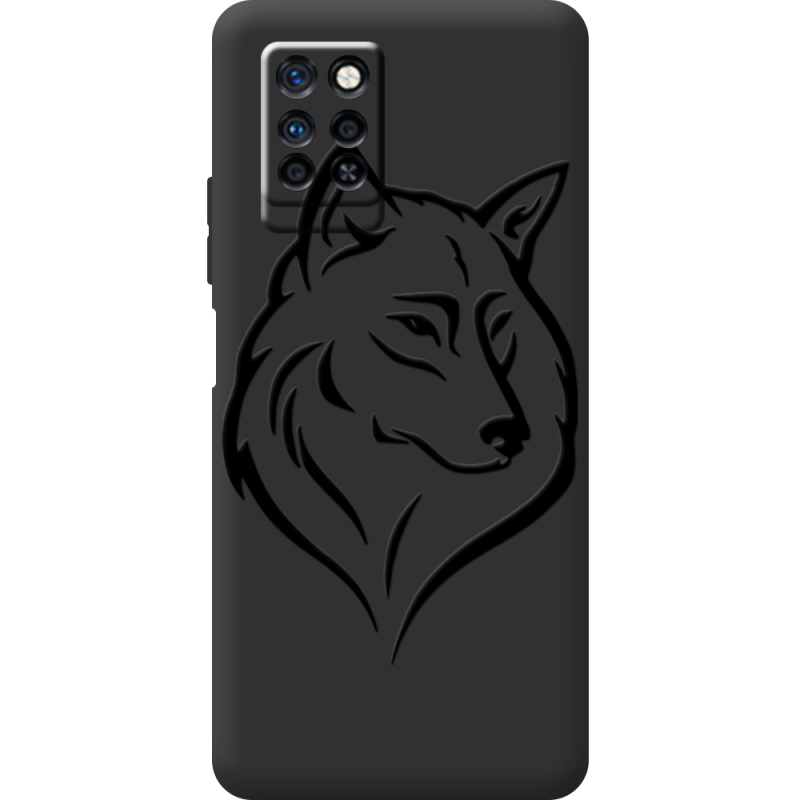 Черный чехол BoxFace Infinix Note 10 Pro Wolf