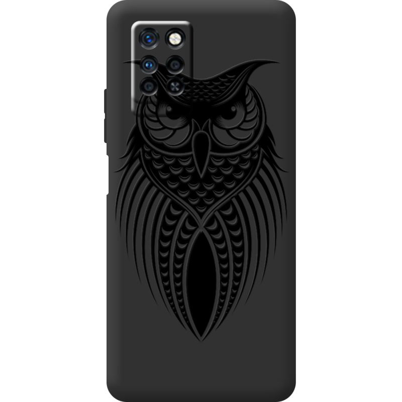 Черный чехол BoxFace Infinix Note 10 Pro Owl