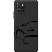 Черный чехол BoxFace Infinix Note 10 Pro Sportcar