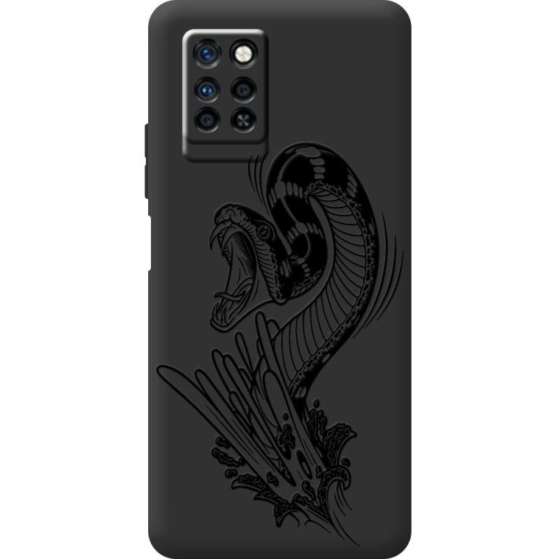 Черный чехол BoxFace Infinix Note 10 Pro Snake