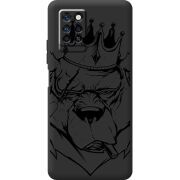 Черный чехол BoxFace Infinix Note 10 Pro Bear King